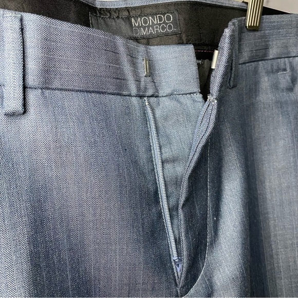 [32] Mondo Di Marco Ultra Slim Dress Pants | Blue - Picture 7 of 9